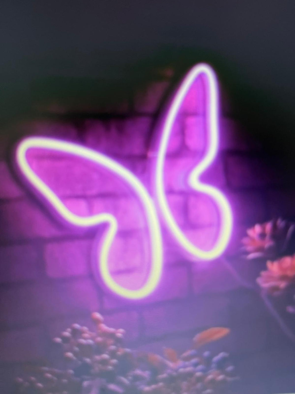 Neon LED emoji hemde gece aydınlatması